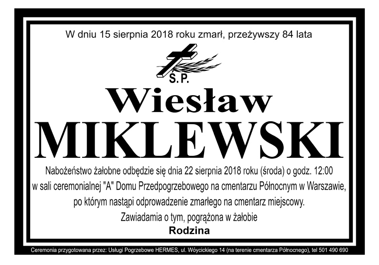 Wiesław Miklewski