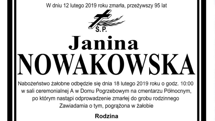 Janina Nowakowska
